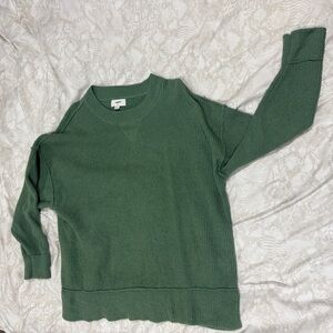 Aerie Forest Green Knit Pullover